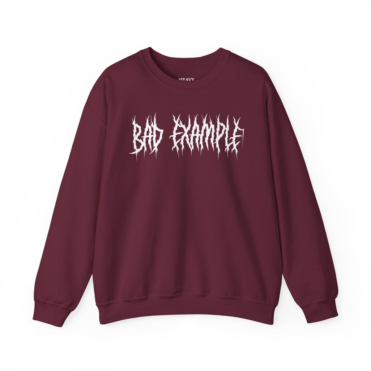 BAD EXAMPLE. deathcore Sweatshirt — Moody Graphic Pullover