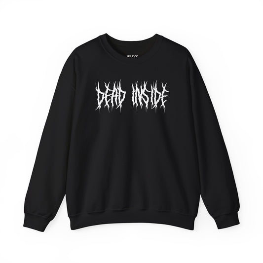 DEAD INSIDE deathcore Sweatshirt — Moody Graphic Pullover