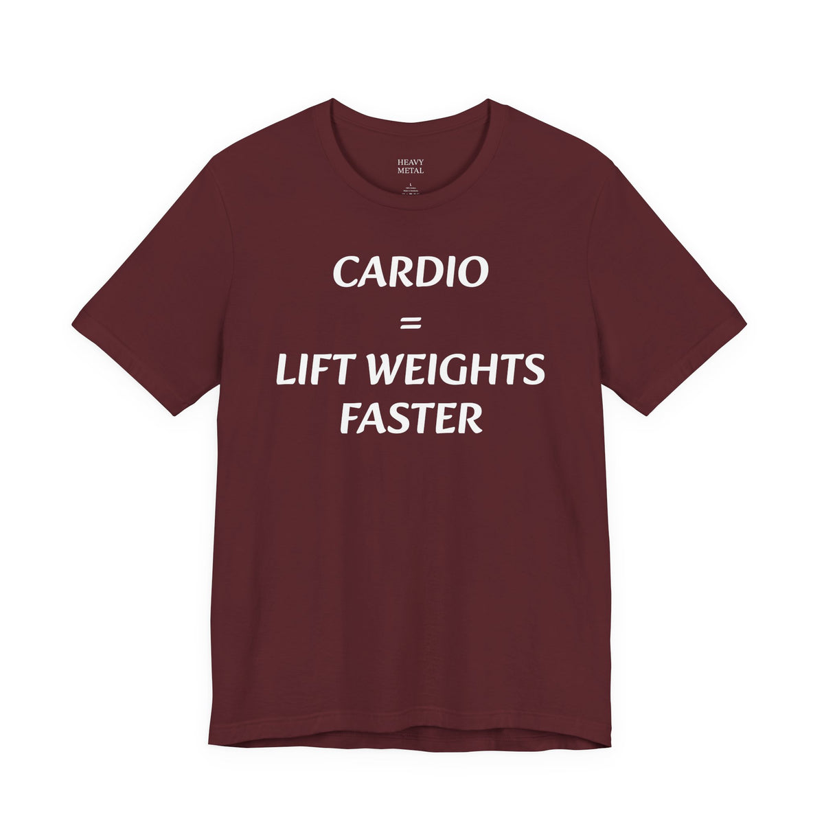 CARDIO = LIFT WEIGHTS FASTER