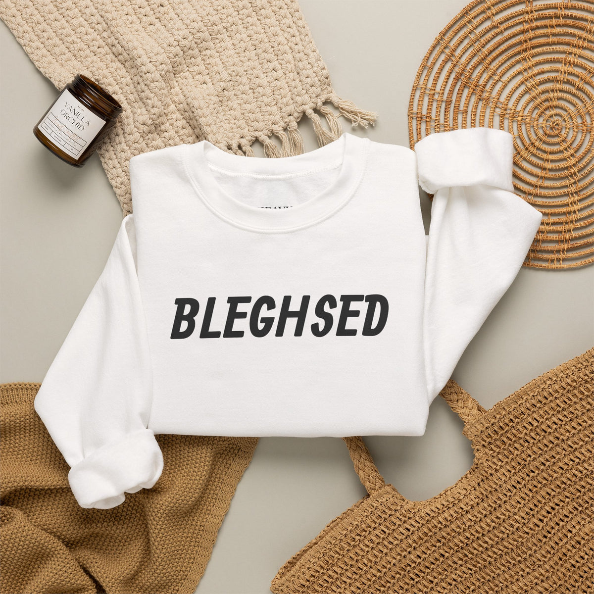 BLEGHSED Sweatshirt — Moody Graphic Pullover