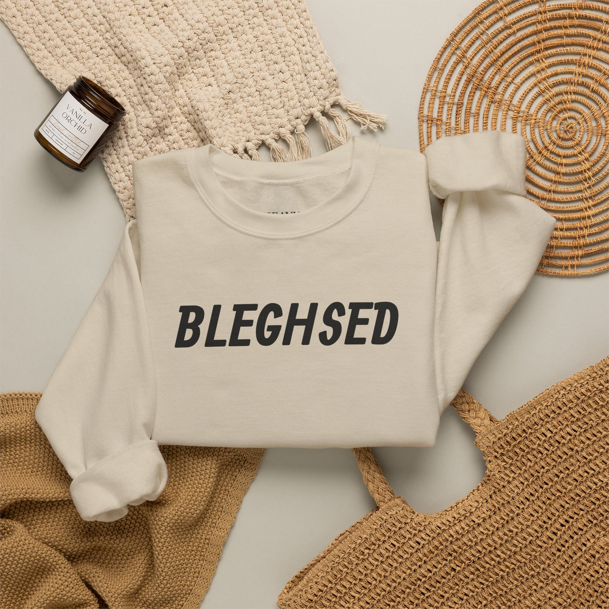 BLEGHSED Sweatshirt — Moody Graphic Pullover