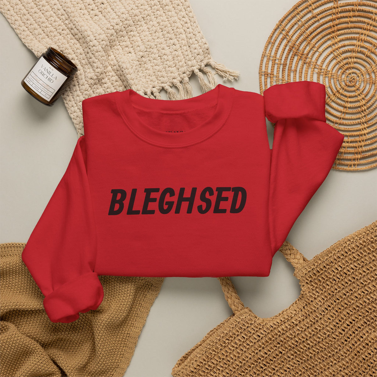 BLEGHSED Sweatshirt — Moody Graphic Pullover