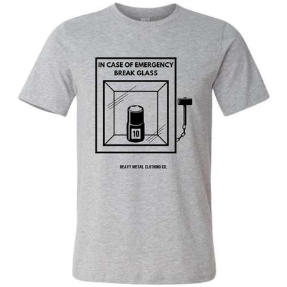 IN CASE OF EMERGENCY BREAK GLASS 10MM